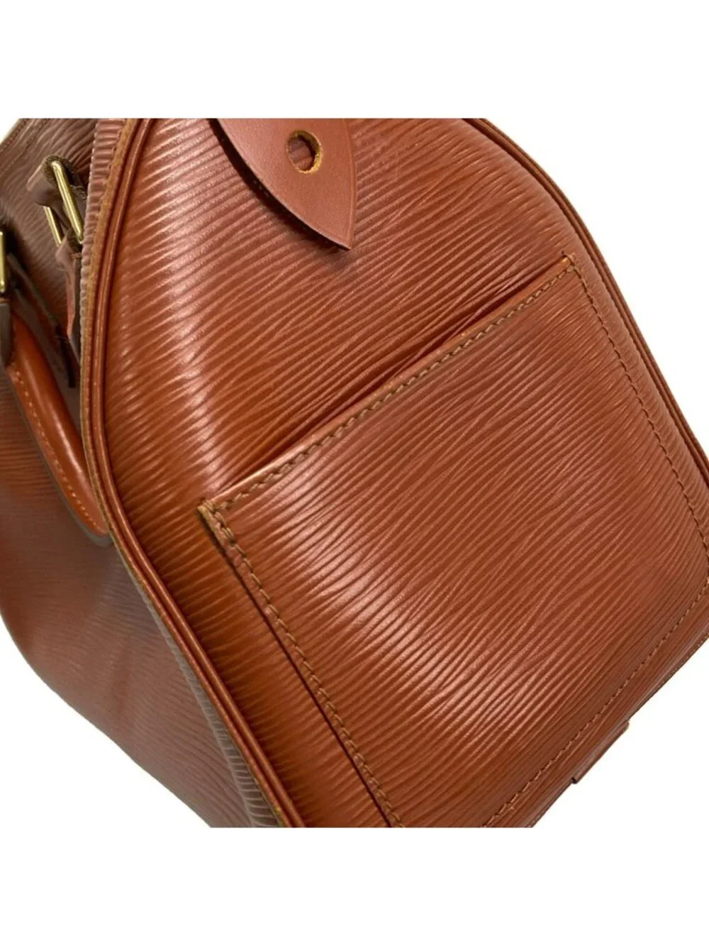 Louis Vuitton Handbag Epi Speedy 25 Kenya Brown Leather